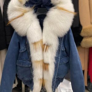 Winter jacket with real fur